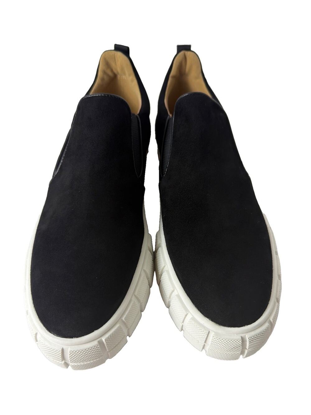 Linea Paolo Kenly-L Slip-On Sneakers Women’s 9M Black Suede Platform